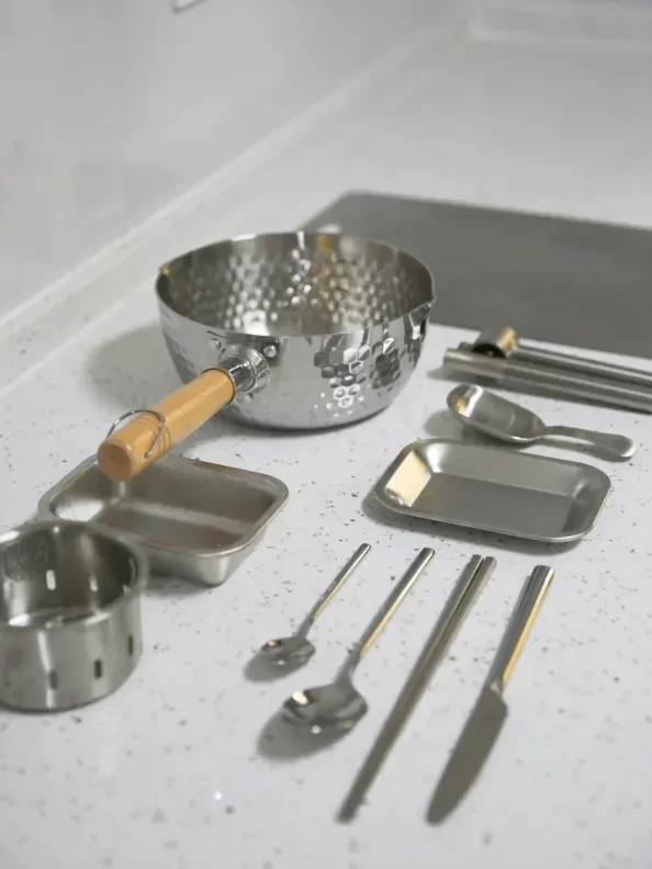 stainless steel kitchen utensil