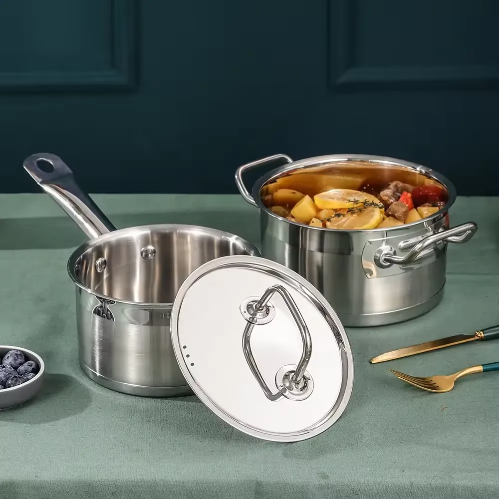 stainless steel cookware-set produced by Purecook