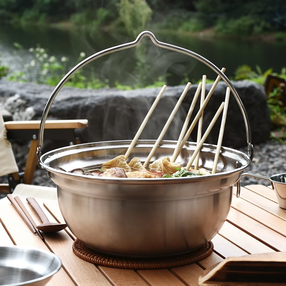 Outdoor Stainless Steel Hanging Pot