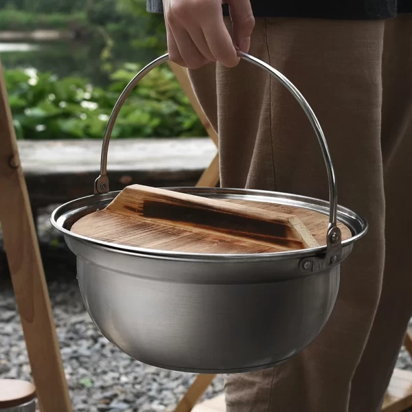 Stainless Steel Outdoor Cooking Pot