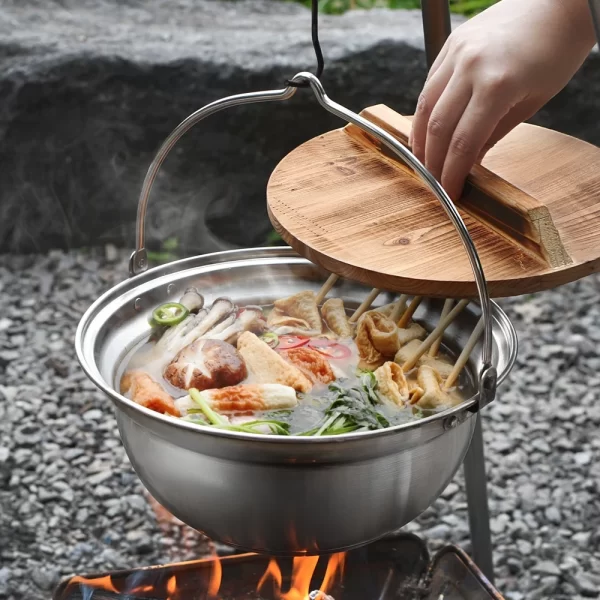 Stainless Steel Outdoor Cooking Pot