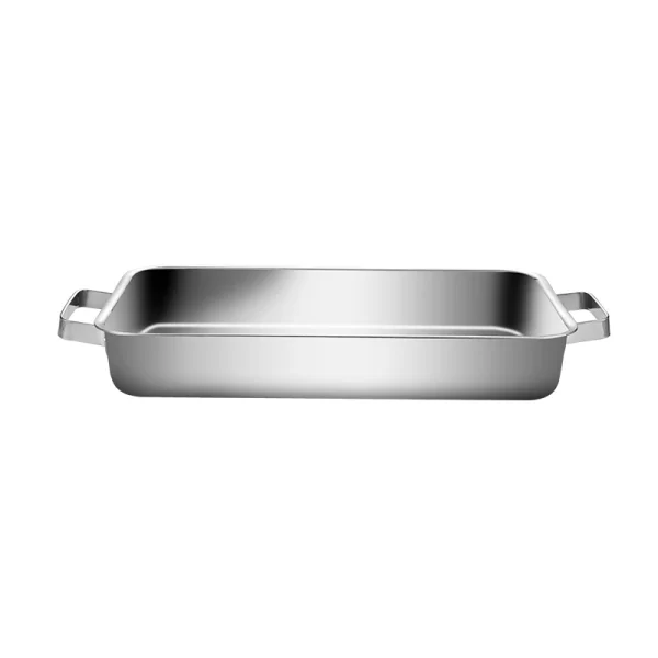 Triple Stainless Steel Square Baking Pan with Two Ears