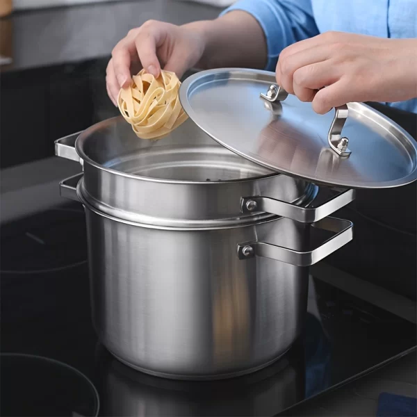 Stainless Steel Pasta & Vegetable Steamer Set