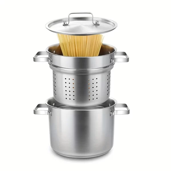 Stainless Steel Pasta & Vegetable Steamer Set