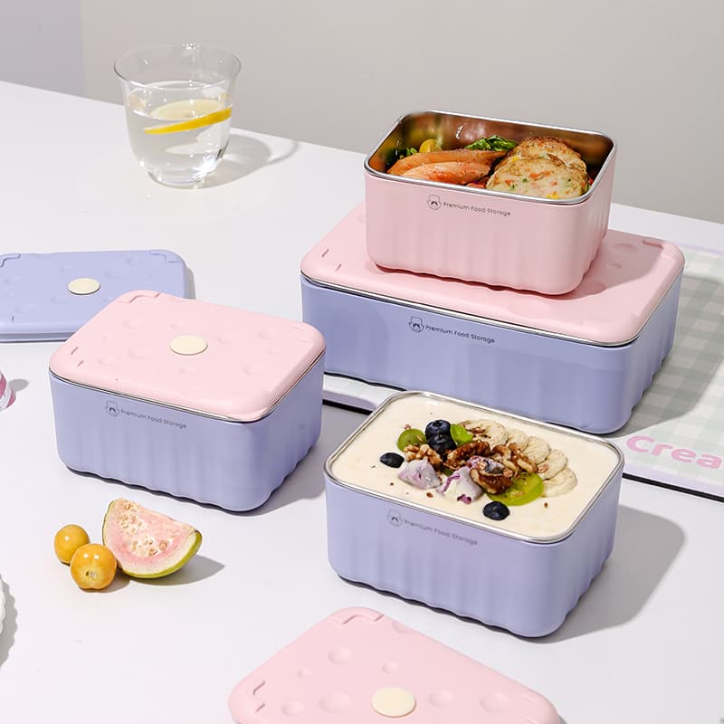 wholesale colorful stainless steel lunch boxes (2)