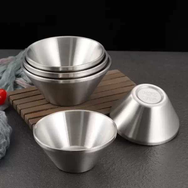 Vacuum Double-Layer Anti-Scald Bowl