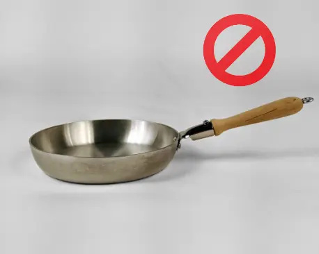 Banning wooden handle cookware