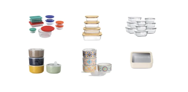 Comparison of stainless steel, plastic and ceramic glass food containers