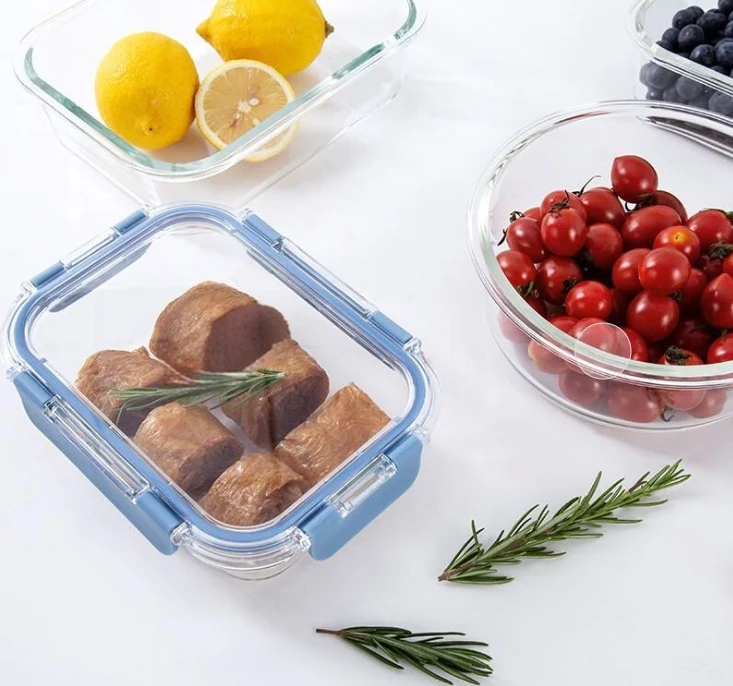 glass food container