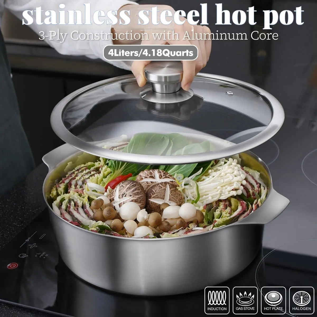 wholesale stainless steel stock pot with lid​ (5)