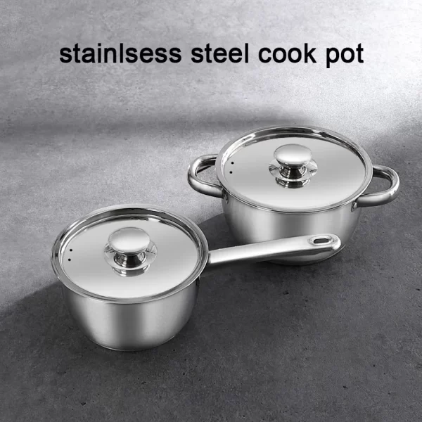 2 Piece Classic Pure Stainless Steel Cookware Set (1)